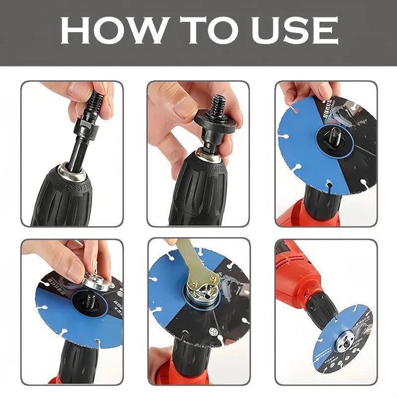 Must Have Tools drill to angle grinder adapter kit 3-piece - image 2