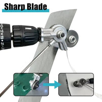 ALBO drill-powered sheet metal cutter attachment - image 4