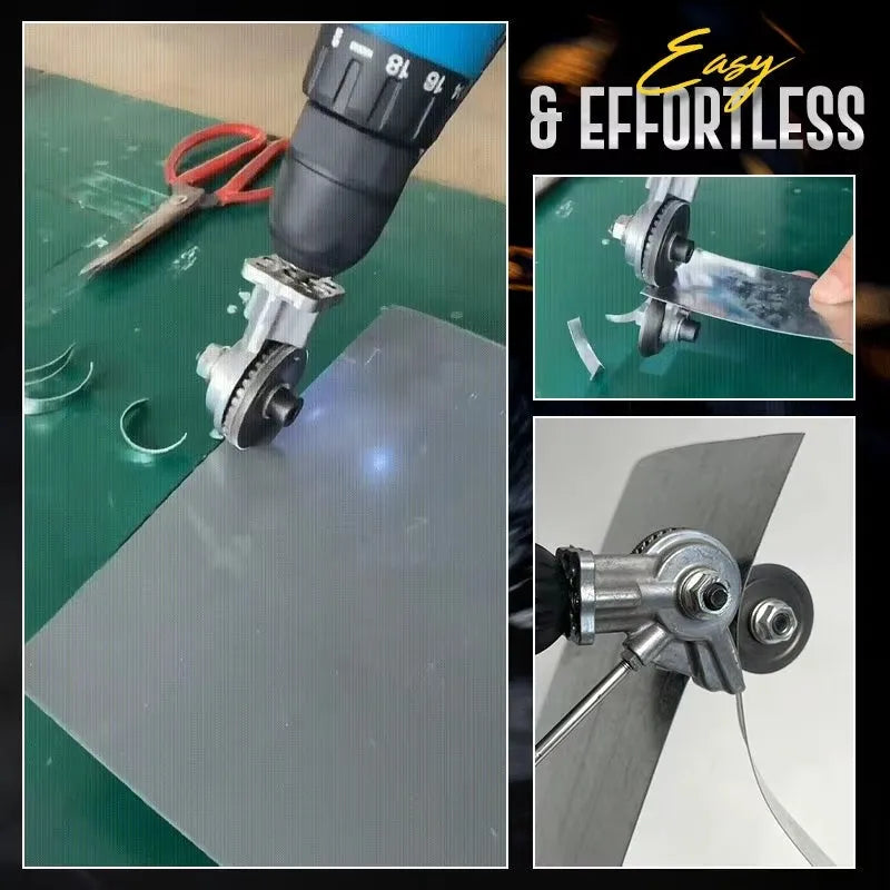 ALBO drill-powered sheet metal cutter attachment - image 6