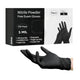 Disposable Black Nitrile Gloves, Size L, 5 Mil Latex, Pack 100 pcs